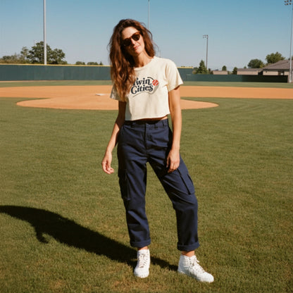 Twin Cities Spoon Cropped Tee