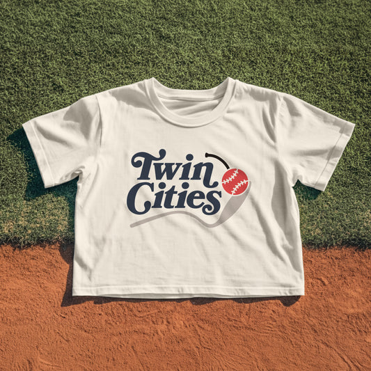 Twin Cities Spoon Cropped Tee