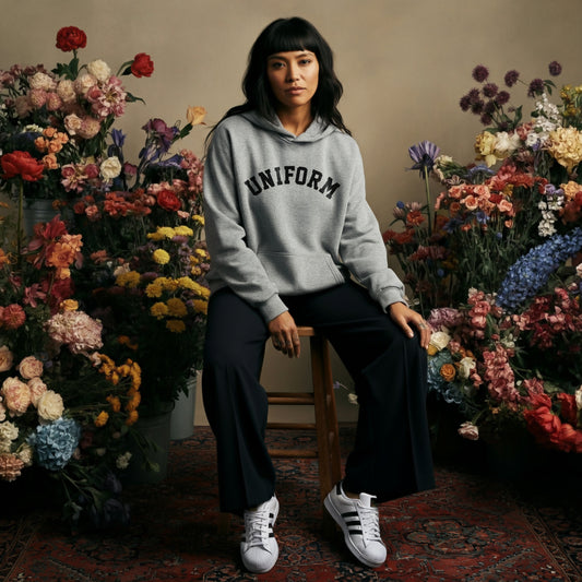 Uniform Block Letter Hoodie