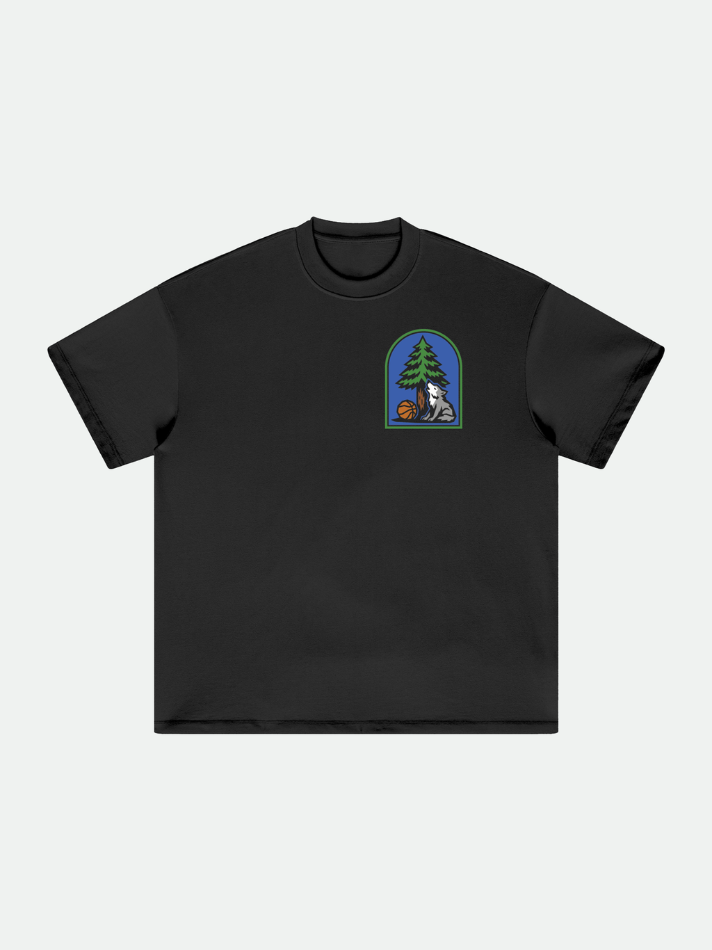 Tree Hugger Black Tee