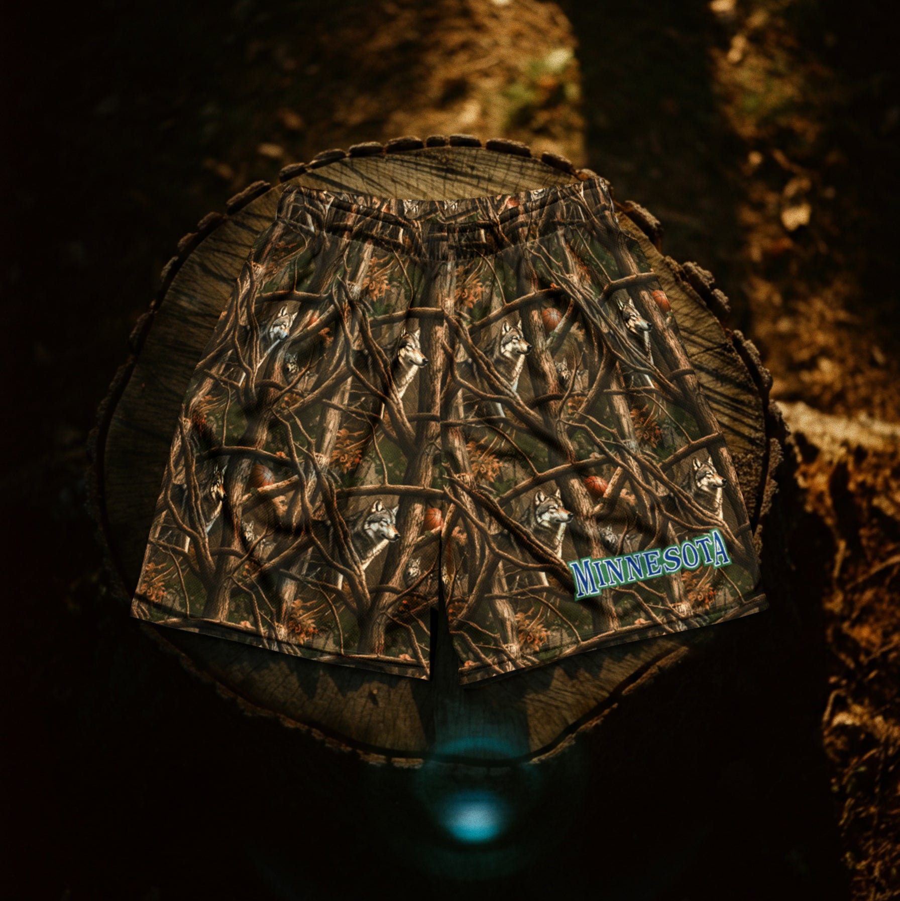 Minnesota Mesh Camo Shorts