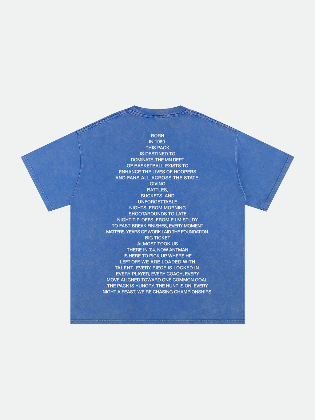 Department of Basketball Tee (Blue)