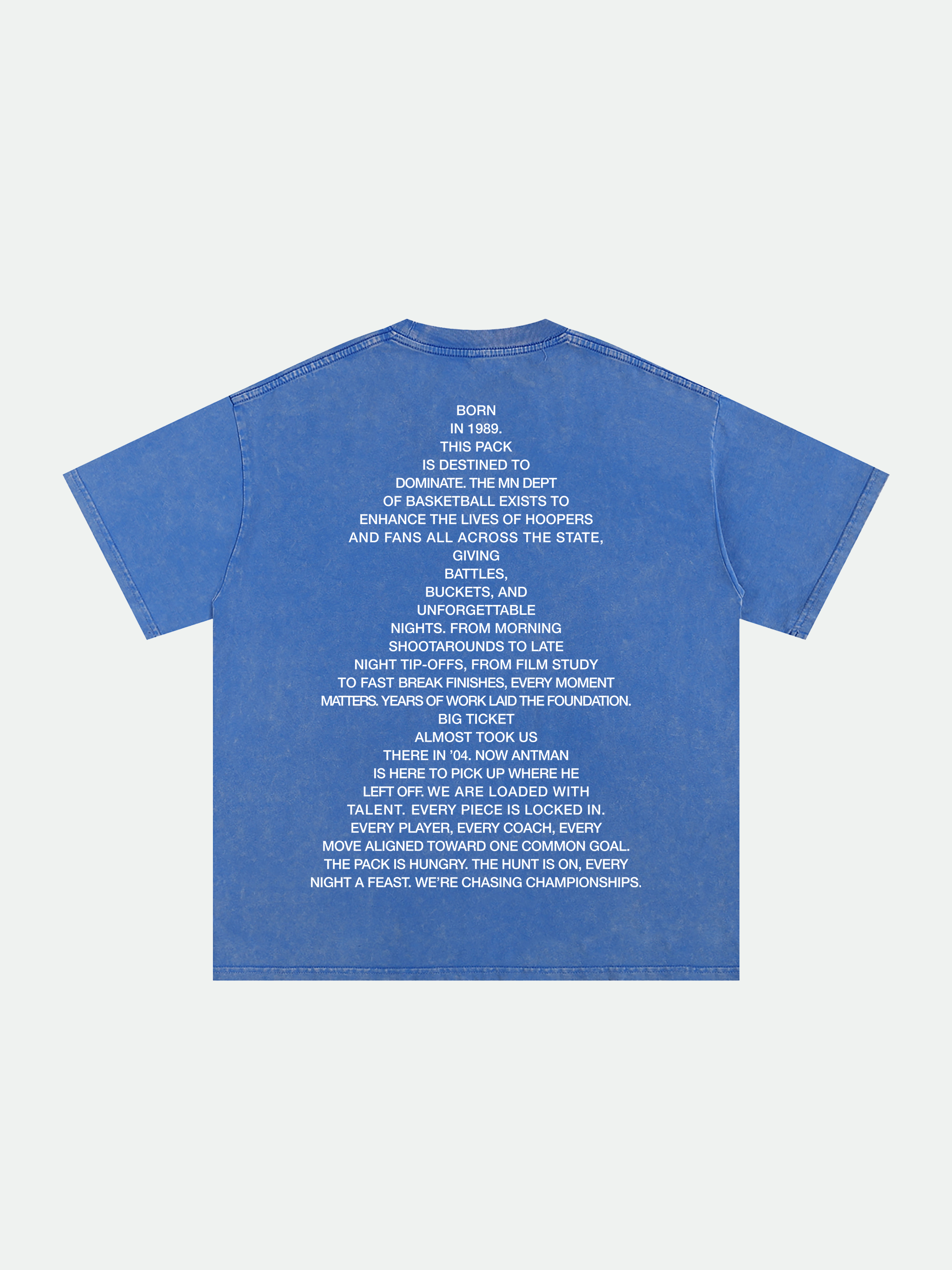 Department of Basketball Tee (Blue)