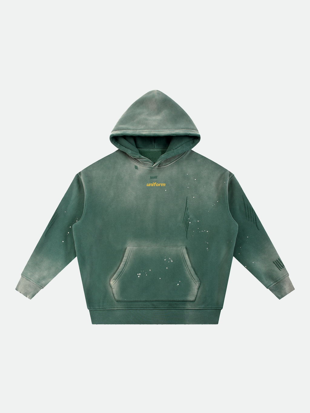 Uniform Distressed Hoodie
