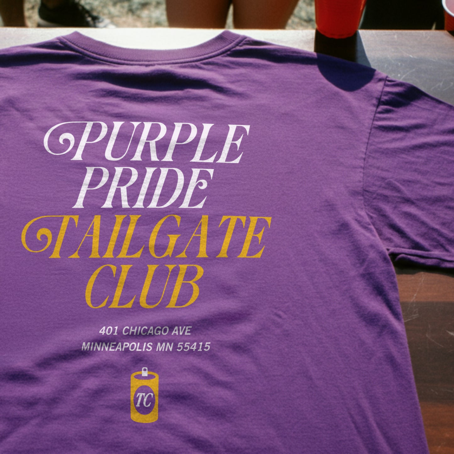 Purple Pride Tailgate Club T-Shirt