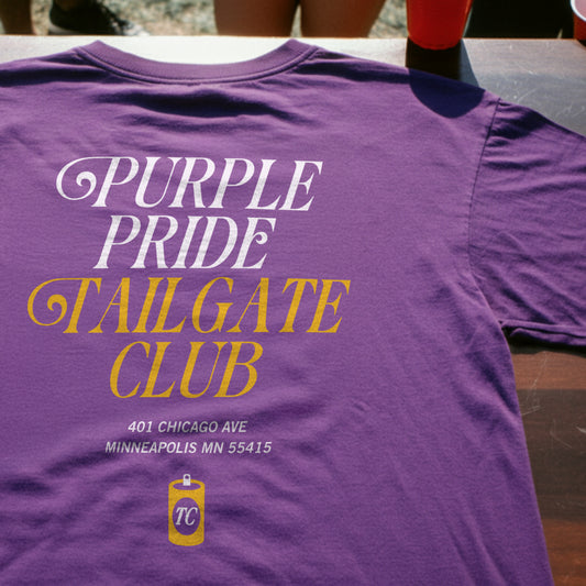 Purple Pride Tailgate Club T-Shirt