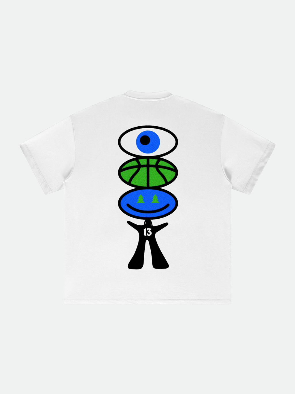 Eye-O Oversized Short Sleeve