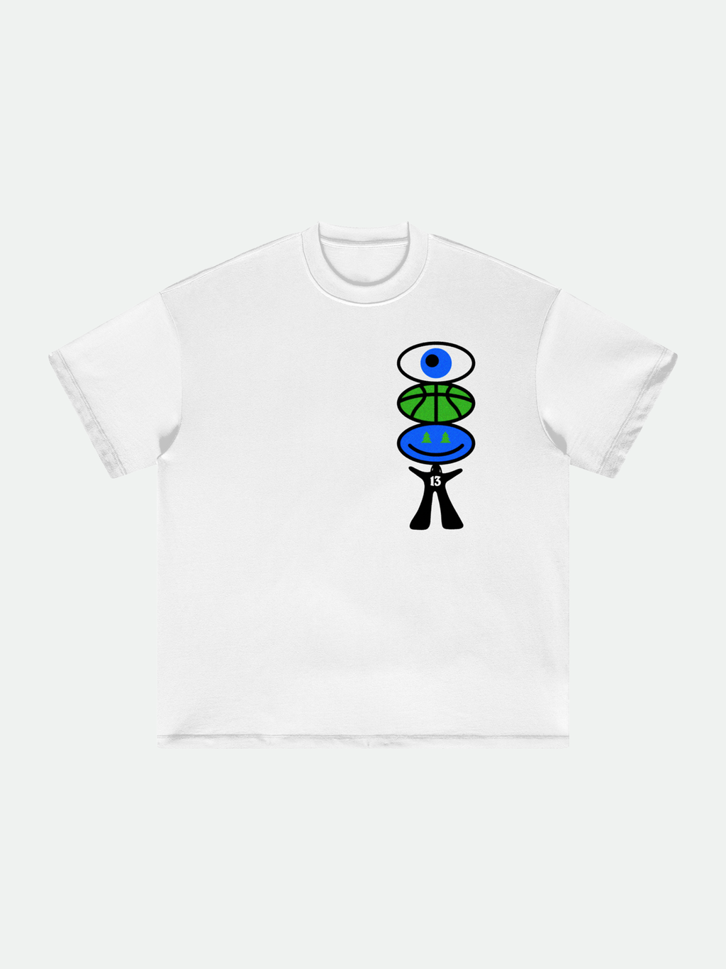 Eye-O Oversized Short Sleeve