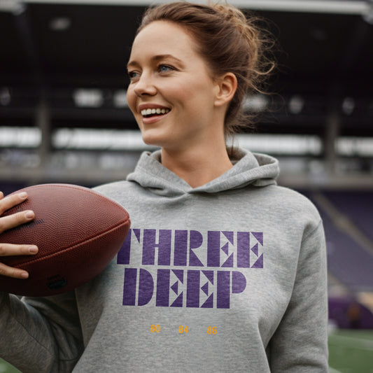Three Deep Hoodie